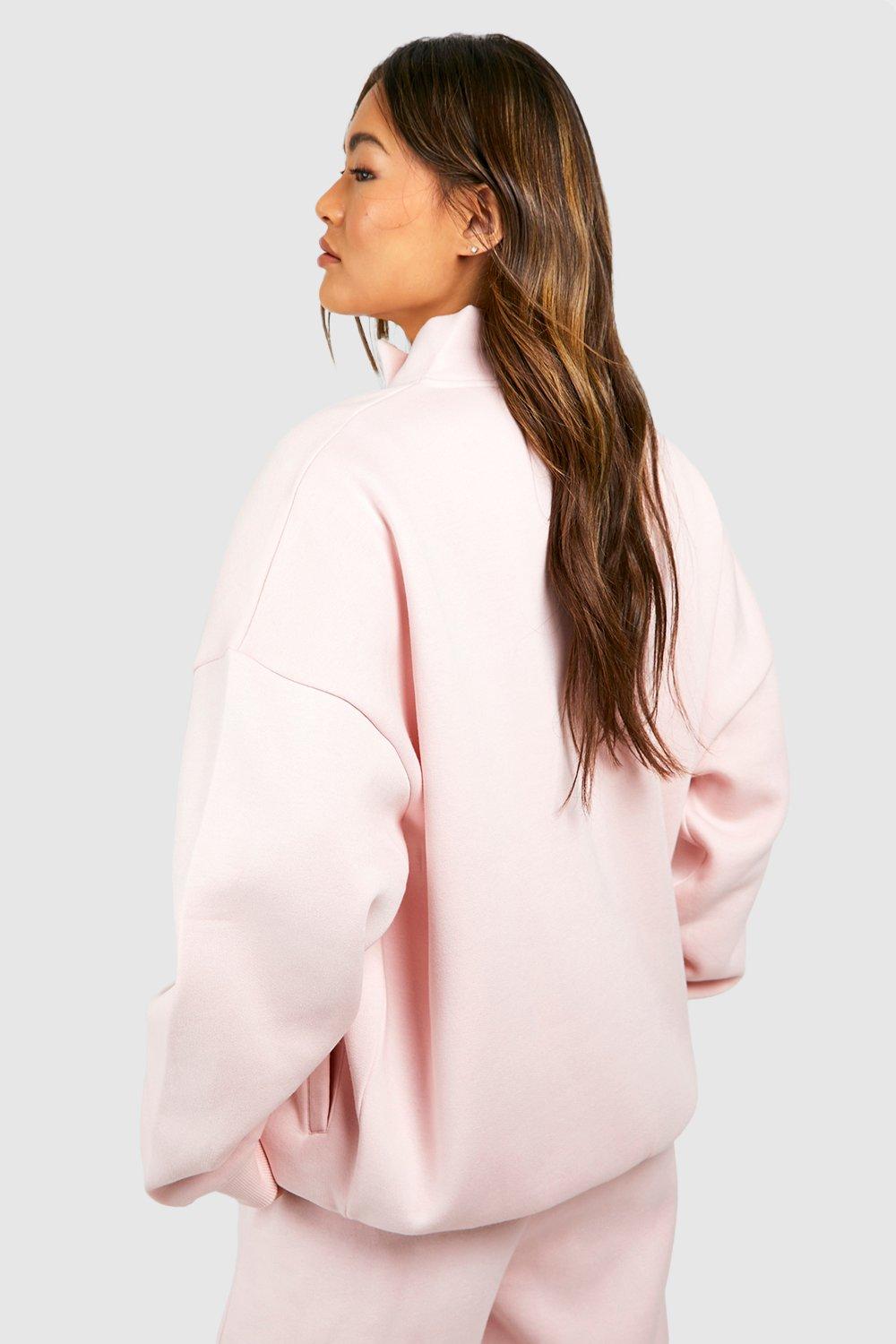 Dsgn Studio Quarter Zip Oversized Sweatshirt boohoo IE